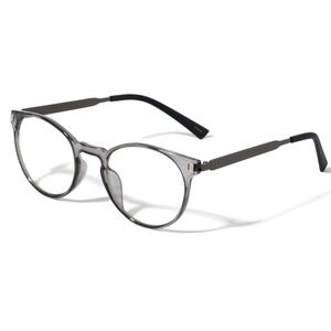 Round Frame Glasses Non-Prescription Clear Lens Lightweight Stylish Eyeglasses‎